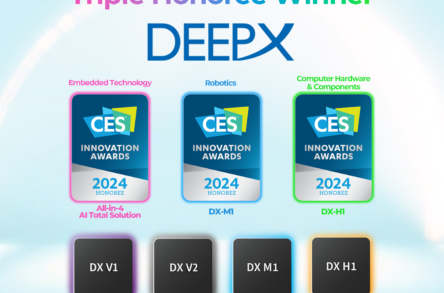 DEEPX Honored with Three CES Innovation Awards 2024 for Leading-Edge AI Chip Tech